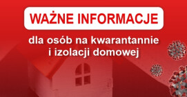 Jak postępować w przypadku kwarantanny i izolacji 