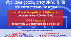Punkt Drive Thru otwarty dłużej