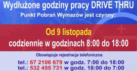 Punkt DRIVE THRU w Pile czynny dłużej