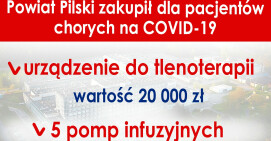Nowe urządzenia dla pacjentów z COVID-19 w pilskim szpitalu