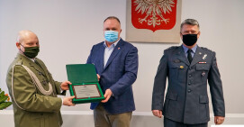 Podziękowania dla Z-cy Komendanta WKU w Pile za współpracę