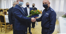Awans i podziękowania dla Powiatowego Komendanta Policji w Pile
