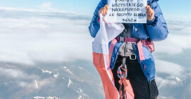 Rozmowa Starosty z pilanką, która wchodzi na Mount Everest
