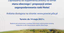 Rzeka Noteć - stan obecny i propozycje jej zagospodarowania. Wypełnij ankietę