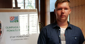 Sukces ucznia pilskiej  „Nafty” w konkursie przyrodniczym