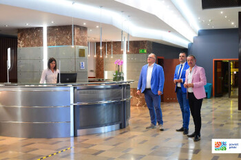 Starosta Pilski z gospodarską wizytą w hotelu Gromada w Pile 