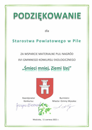 Gminny Konkurs Ekologiczny 