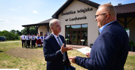 Świetlica wiejska w Luchowie - kolejna inwestycja w gm. Łobżenica