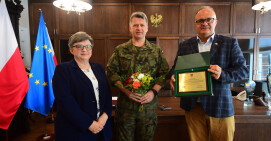 Pożegnanie Wojskowego Komendanta Uzupełnień w Pile 