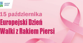 Dzień Walki z rakiem piersi - zachęcamy do badań profilaktycznych