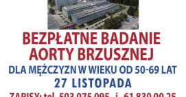Bezpłatne badania aorty brzusznej w pilskim szpitalu