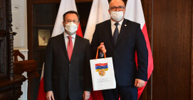 Ambasador Republiki Armenii z wizytą u Starosty Pilskiego 