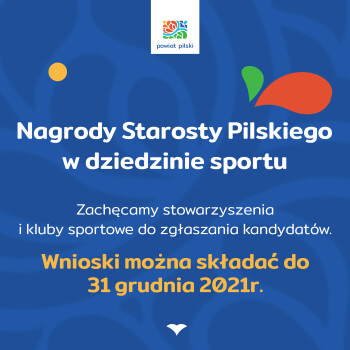 Wnioski o nagrody Starosty w sporcie można składać do 31 grudnia