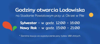 Lodowisko czynne w Sylwestra i Nowy Rok