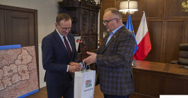Wizyta wiceministra Klimatu i Ochrony Środowiska w Starostwie