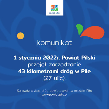 Powiat przejął w zarząd 27 ulic w Pile