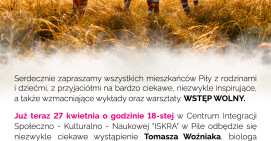 Zapraszamy do centrum ISKRA na wykład o zdrowiu. Wstęp wolny