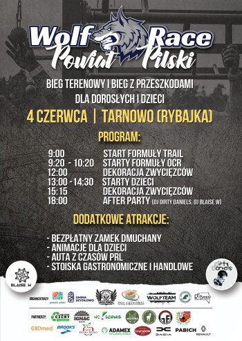 Wolf Race Powiatu Pilskiego - już w nabliższą sobotę w Tarnowie 