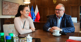 Starosta gościł Martę Misztal, która zdobyła Mount Everest