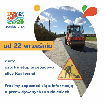Zbliżamy się do końca modernizacji ulicy Kamiennej w Pile   