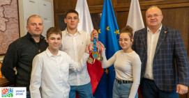Mistrz świata z wizytą u starosty