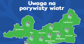 Ostrzeżenie przed porywistym wiatrem