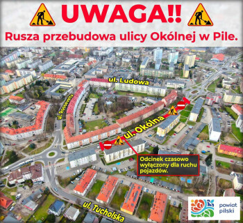 Rusza remont ul. Okólnej w Pile. Droga będzie wyłączona z ruchu