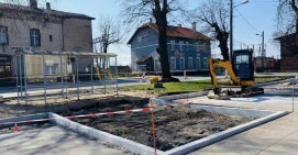 Trwa przebudowa centrum Osieka nad Notecią
