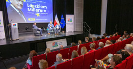Spotkanie w Pile z europosłem Leszkiem Millerem, byłym premierem 