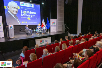Spotkanie w Pile z europosłem Leszkiem Millerem, byłym premierem 