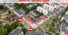 Utrudnienia w ruchu w centrum Piły