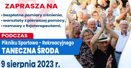 Zapraszamy na bezpłatne badania podczas "Tanecznej środy" 