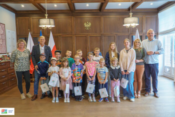 Dzieci ze świetlicy w Grabionnej gościły u starosty 