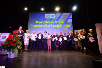 Uroczyste obchody Powiatowego Dnia Pracownika Socjalnego 