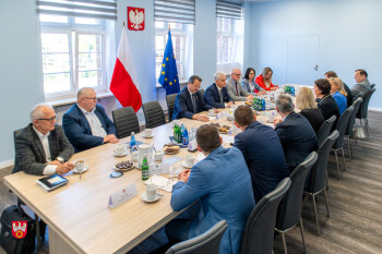 Spotkanie z włodarzami gmin powiatu pilskiego   