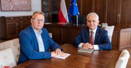 Spotkanie starosty z wiceprezydentem Piły 