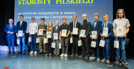 Zakończenie roku szkolnego ze stypendiami Starosty Pilskiego