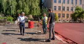 Budowa boiska przy Ekonomiku  już na ukończeniu