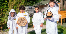 Piknik integracyjny w pasiece Fundacji Pszczoła 