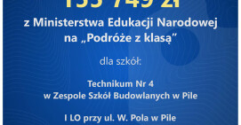Dotacja z MEN na wyjazdy edukacyjne dla szkół