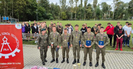 Zawody dla uczniów "Sprawni jak żołnierze" 