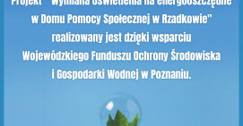 Wymiana oświetlenia w DPS w Rzadkowie 