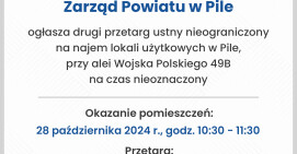 Przetarg na najem nieruchomości w Pile