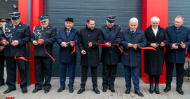 Otwarcie nowej remizy dla OSP w Łobżenicy 