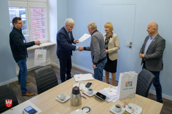 Podziękowania na koniec kadencji Powiatowej Rady Rynku Pracy 