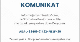 Adres e-Doręczeń do Starostwa Powiatowego 