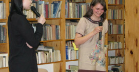 Slam po naszemu- czyli Noc Muzeów w Bibliotece