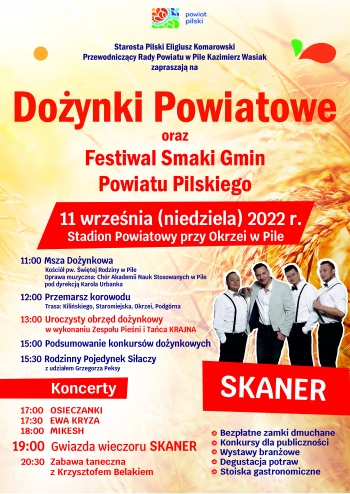 Dożynki Powiatowe i Festiwal Smaki Gmin Powiatu Pilskiego 