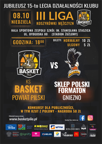 15-lecie działalności KS Basket Piła