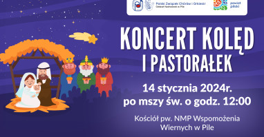 Koncert Kolęd i Pastorałek w kościele na osiedlu Górnym w Pile 